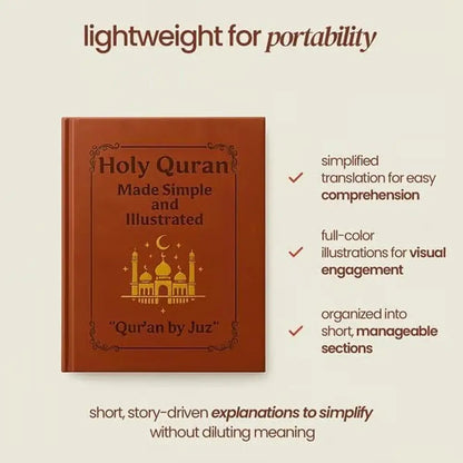 Illustrated Holy Quran – Easy English Reading Edition