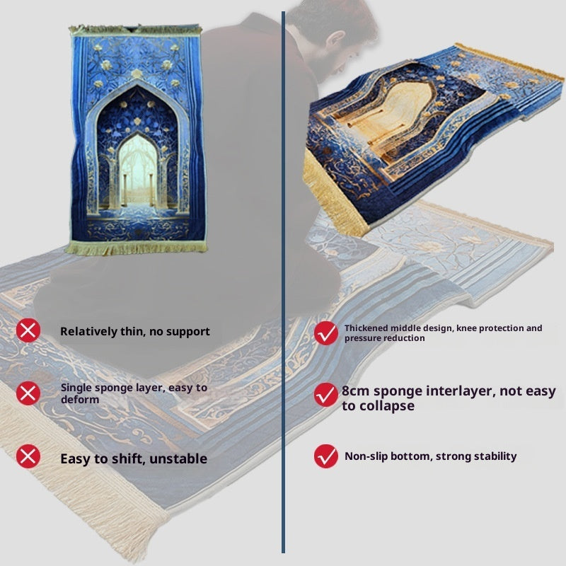 Carpet Living Room Prayer Mat Velvet Printed Mat